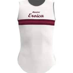 Santini Eroica Timo Hemd zonder mouwen voor heren ER002GLLTIMO - white BI
