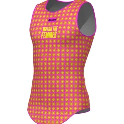 Santini Femmes Avec Zwift Grand Départ Suisse Hemd zonder mouwen voor dames - Tour de France邃