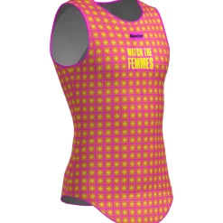 Santini Femmes Avec Zwift Grand Départ Suisse Hemd zonder mouwen voor dames - Tour de France邃