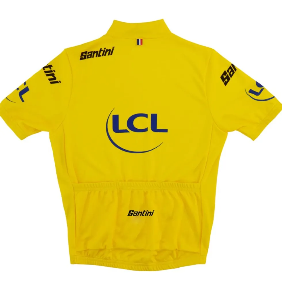 Santini General Classification Leader Fietsshirt met Korte Mouwen Kinder - Tour de France邃