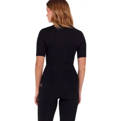 Santini Lana Hemd met Korte Mouwen Unisex BM001GLLN2S - zwart NE