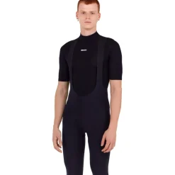 Santini Lana Hemd met Korte Mouwen Unisex BM001GLLN2S - zwart NE
