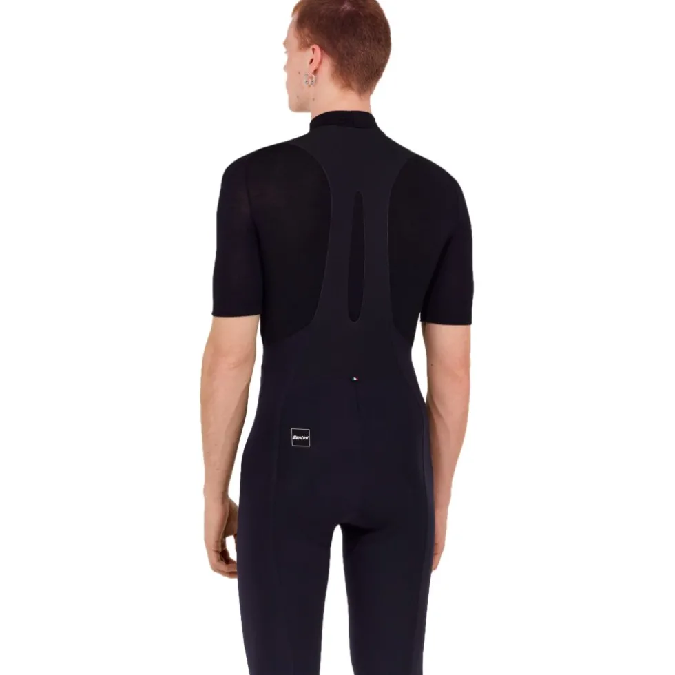 Santini Lana Hemd met Korte Mouwen Unisex BM001GLLN2S - zwart NE