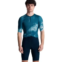 Santini Leaf Mot Trisuit Heren 6T774IMGLEAFMOT - teal TE