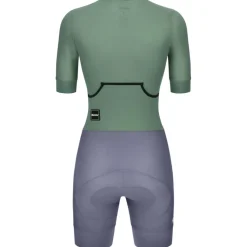 Santini Leaf Racebody Dames 5T774LIMGLEAF - acqua