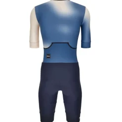 Santini Leaf Triathlon Anzug Herren 5T774IMGLEAFSPOT - bluette