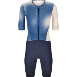 Santini Leaf Triathlon Anzug Herren 5T774IMGLEAFSPOT - bluette