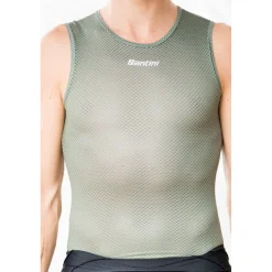 Santini LIEVE Hemd zonder Mouwen Heren BM002GLLLIEVE - military green