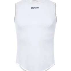 Santini LIEVE Hemd zonder Mouwen Heren BM002GLLLIEVE - wit BI