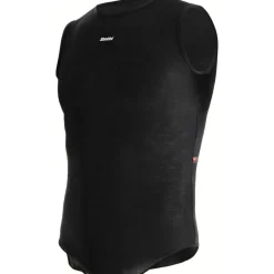 Santini Primaloft Hemd zonder Mouwen Heren BM002GLLDRY - zwart