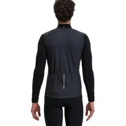 Santini Pure Cycling Fietsshirt met Lange Mouwen Heren 4W216075PURE - zwart NE