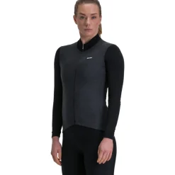 Santini Pure Fietsshirt met Lange Mouwen Dames 4W216175PURE - zwart NE