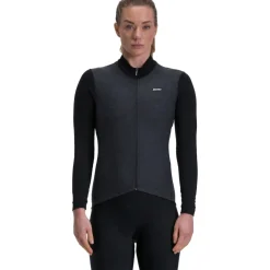 Santini Pure Fietsshirt met Lange Mouwen Dames 4W216175PURE - zwart NE