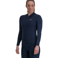 Santini Pure Fietsshirt met Lange Mouwen Dames 4W216175PURE - nautica blue NT