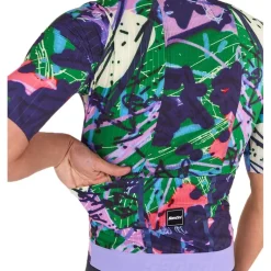 Santini Redux Loud Fietsshirt met Korte Mouwen Heren 5S94475RRDXLOUD - print