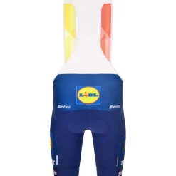 Santini Team Lidl-Trek 2026 Fan Line Fietsshort met bretels voor heren RE1375FB26LT - marine MA