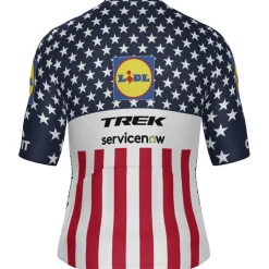 Santini Team Lidl-Trek 2026 National Champion Fietsen shirt heren RE97175C26LTUS - Verenigde Staten van Amerika