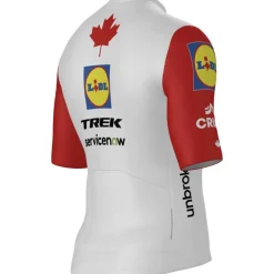 Santini Team Lidl-Trek 2026 National Champion Cycling Herenshirt met korte mouwen RE97175C26LTCA - Canadian