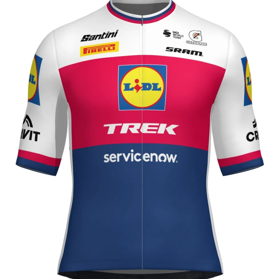 Santini Team Lidl-Trek 2026 National Champion Shirt voor fietsen heren RE97175C26LTCZ - Tsjechië