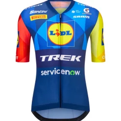 Santini Team Lidl-Trek 2026 Team Original Shirt voor fietsen heren RE94475C26LT - print