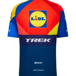 Santini Team Lidl-Trek 2025 Tech-T Supporters Fietsshirt Heren RE499GLL25LT - print