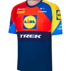 Santini Team Lidl-Trek 2025 Tech-T Supporters Fietsshirt Heren RE499GLL25LT - print