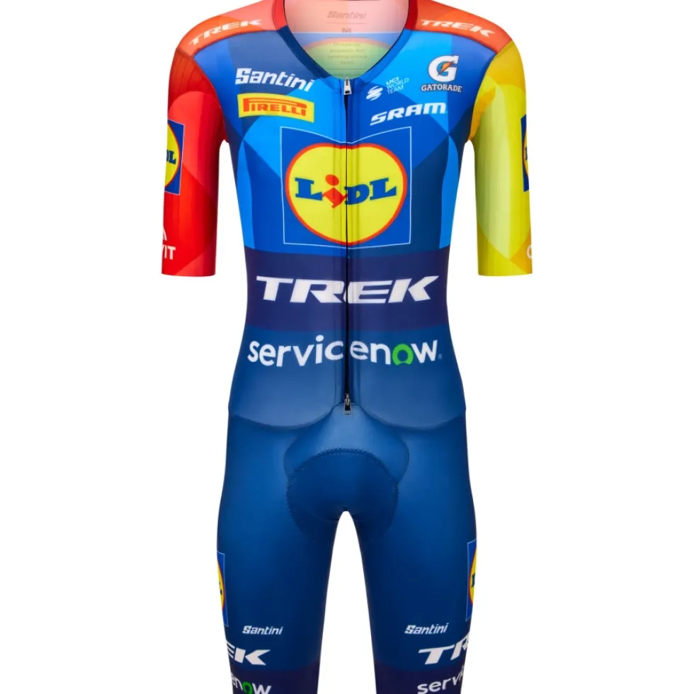 Santini Team Lidl-Trek 2026 Team Original Skinsuit Heren RE851YC326LT - marine MA