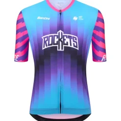 Santini Team Rockets Korte mouwen shirt heren RE97175C26UR - print