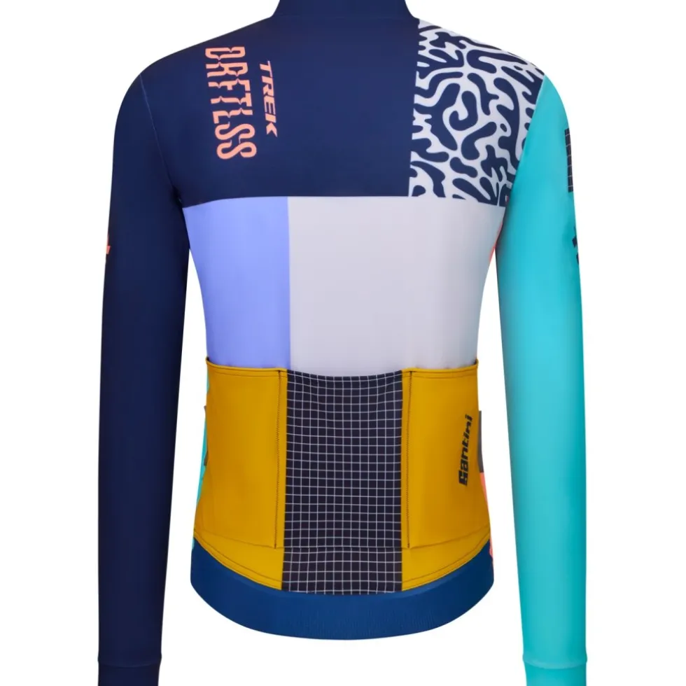 Santini Trek Driftless Fietsen shirt met lange mouwen voor heren RE216675C26DRI - print