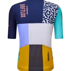 Santini Trek Driftless Korte mouw fietsen shirt heren RE97175C26DRI - print