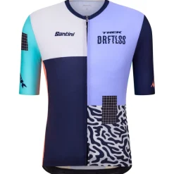 Santini Trek Driftless Korte mouw fietsen shirt heren RE97175C26DRI - print