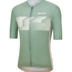 Santini Verve Korte mouwen shirt heren AS94075CVERVE - sage green SV