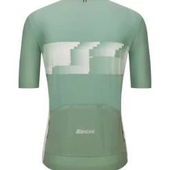 Santini Verve Korte mouwen shirt heren AS94075CVERVE - sage green SV