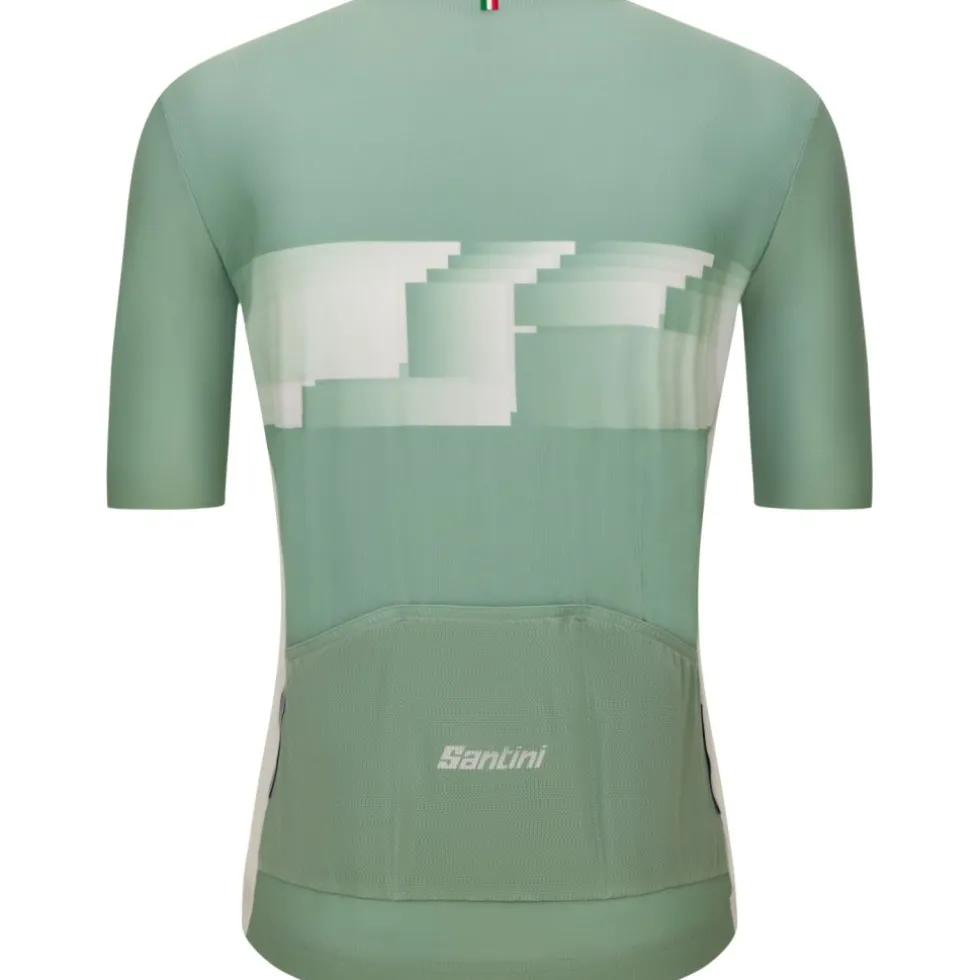 Santini Verve Korte mouwen shirt heren AS94075CVERVE - sage green SV