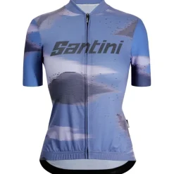 Santini Watt Indoor Fietsshirt met Korte Mouwen Dames 3W95475CWATT - royal RY