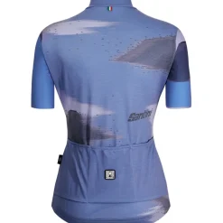 Santini Watt Indoor Fietsshirt met Korte Mouwen Dames 3W95475CWATT - royal RY