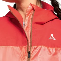 Schöffel Flow Trail Hybride Jas Dames - georgia peach 0346