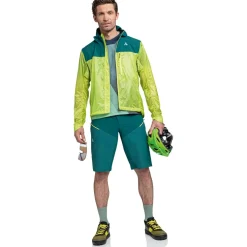Schöffel Flow Trail Hybride Jas Heren - lime pop 6005