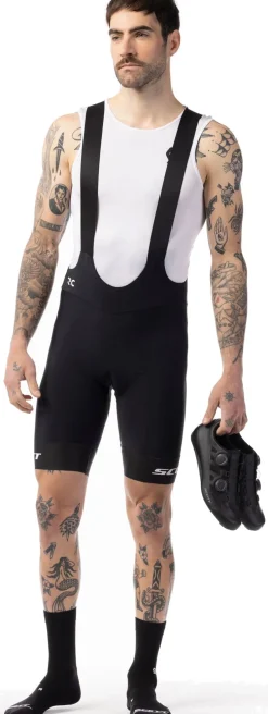 SCOTT RC Pro +++ Fietsshort met Bretels Heren - black/dark grey