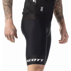 SCOTT RC Pro +++ Fietsshort met Bretels Heren - zwart/wit