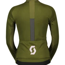 SCOTT RC Pro Warm Gore-Tex Windstopper Jas Dames - fir green/cloud pink