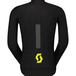 SCOTT RC Pro Warm Hybrid Gore-Tex Windstopper Jas Heren - black/sulphur yellow