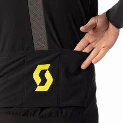 SCOTT RC Pro Warm Hybrid Gore-Tex Windstopper Jas Heren - black/sulphur yellow
