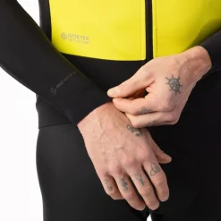 SCOTT RC Pro Warm Hybrid Gore-Tex Windstopper Jas Heren - black/sulphur yellow
