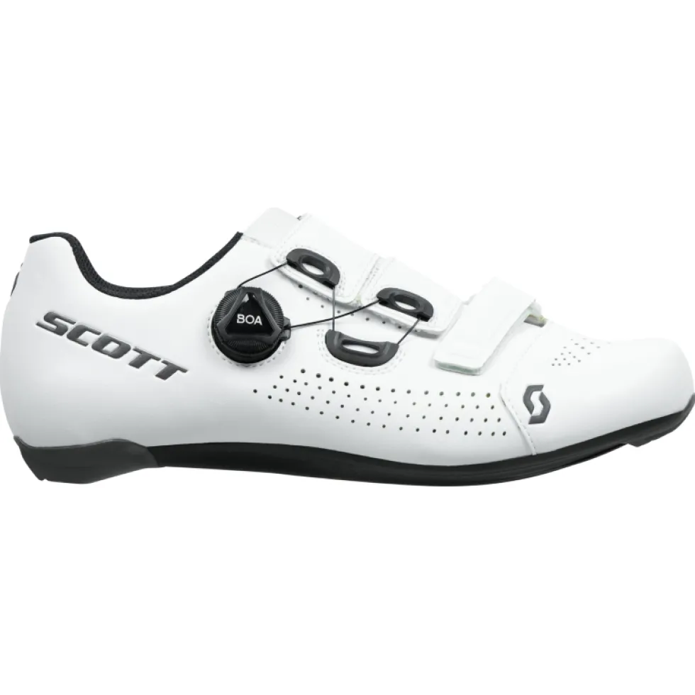 SCOTT Road Team BOA® Schoenen Heren - white/black - 2025