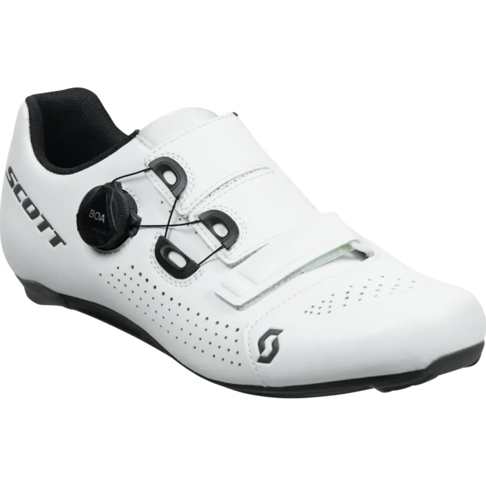 SCOTT Road Team BOA® Schoenen Heren - white/black - 2025