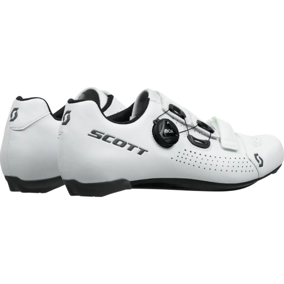 SCOTT Road Team BOA® Schoenen Heren - white/black - 2025