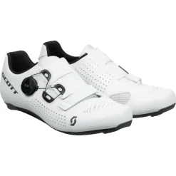 SCOTT Road Team BOA® Schoenen Heren - white/black - 2025
