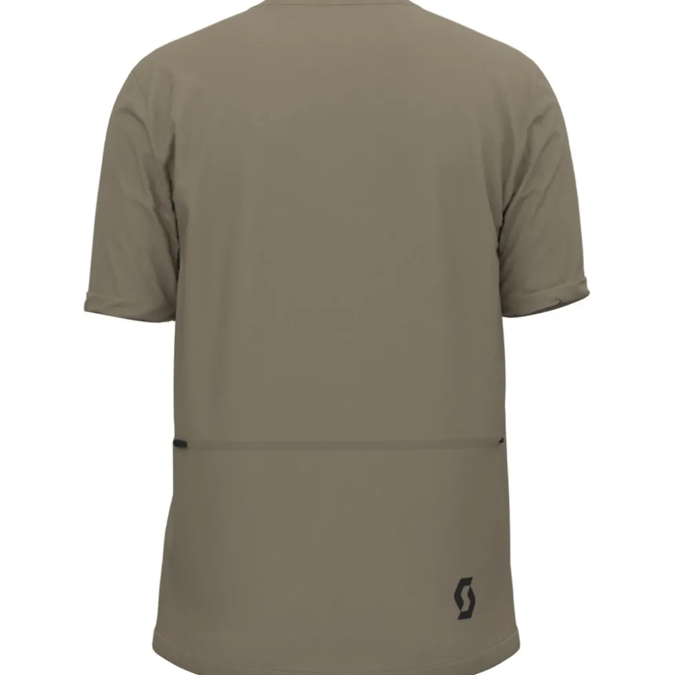 SCOTT Vertic Pro Tech SL Korte mouwen shirt heren - toast beige