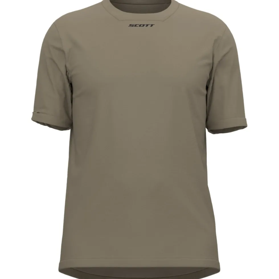 SCOTT Vertic Pro Tech SL Korte mouwen shirt heren - toast beige